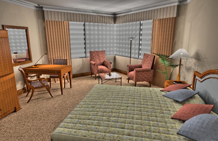 Hotel Room Tone Map 1, 1